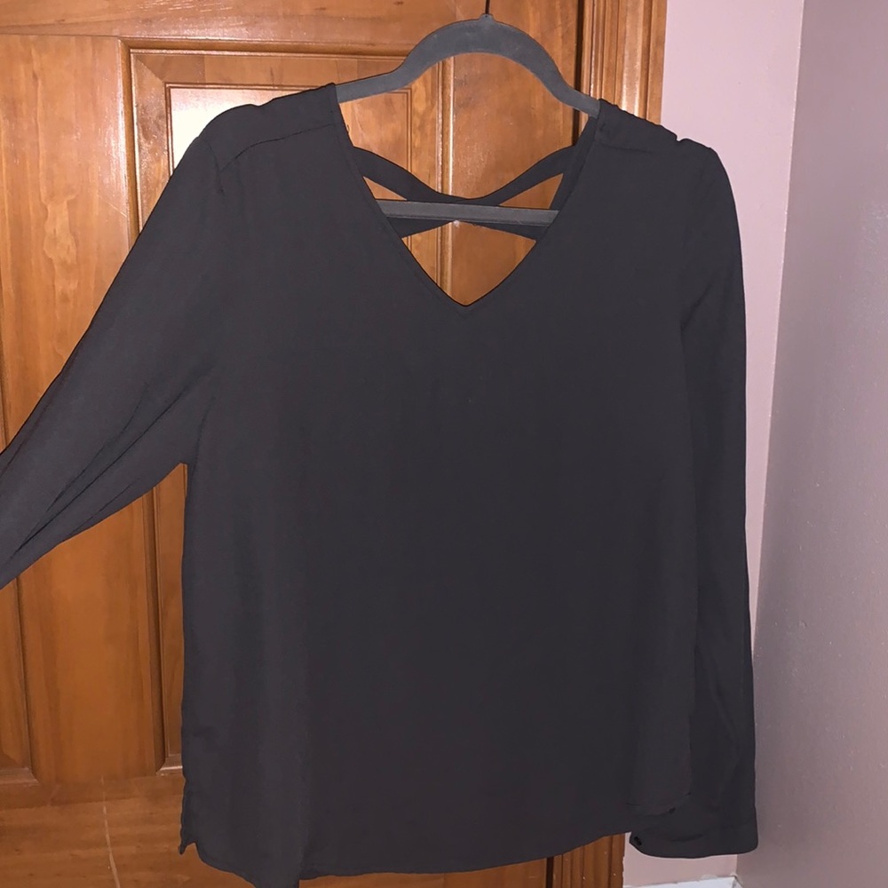 Dark Gray Blouse